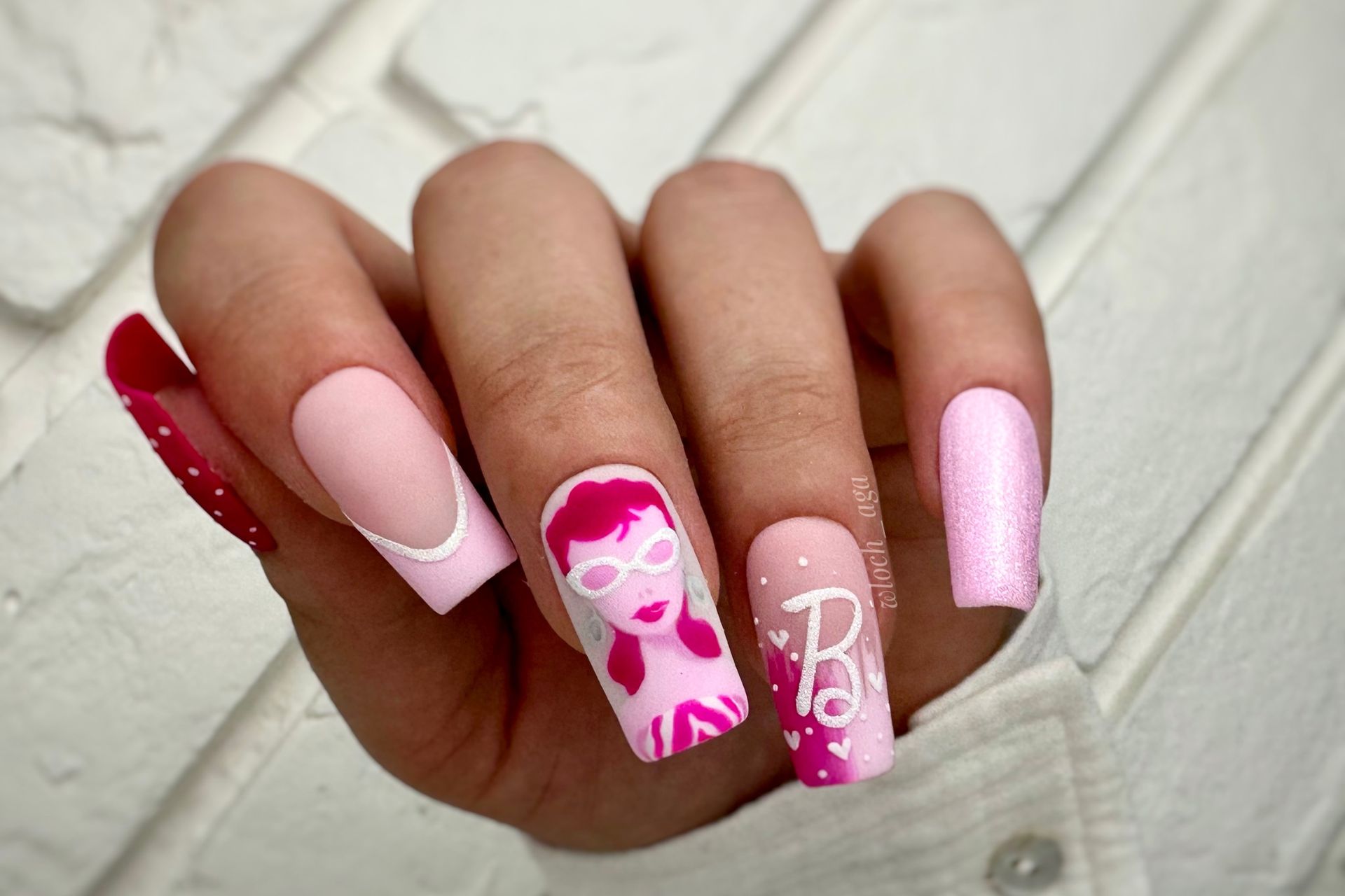 Barbie nails - manicure krok po kroku