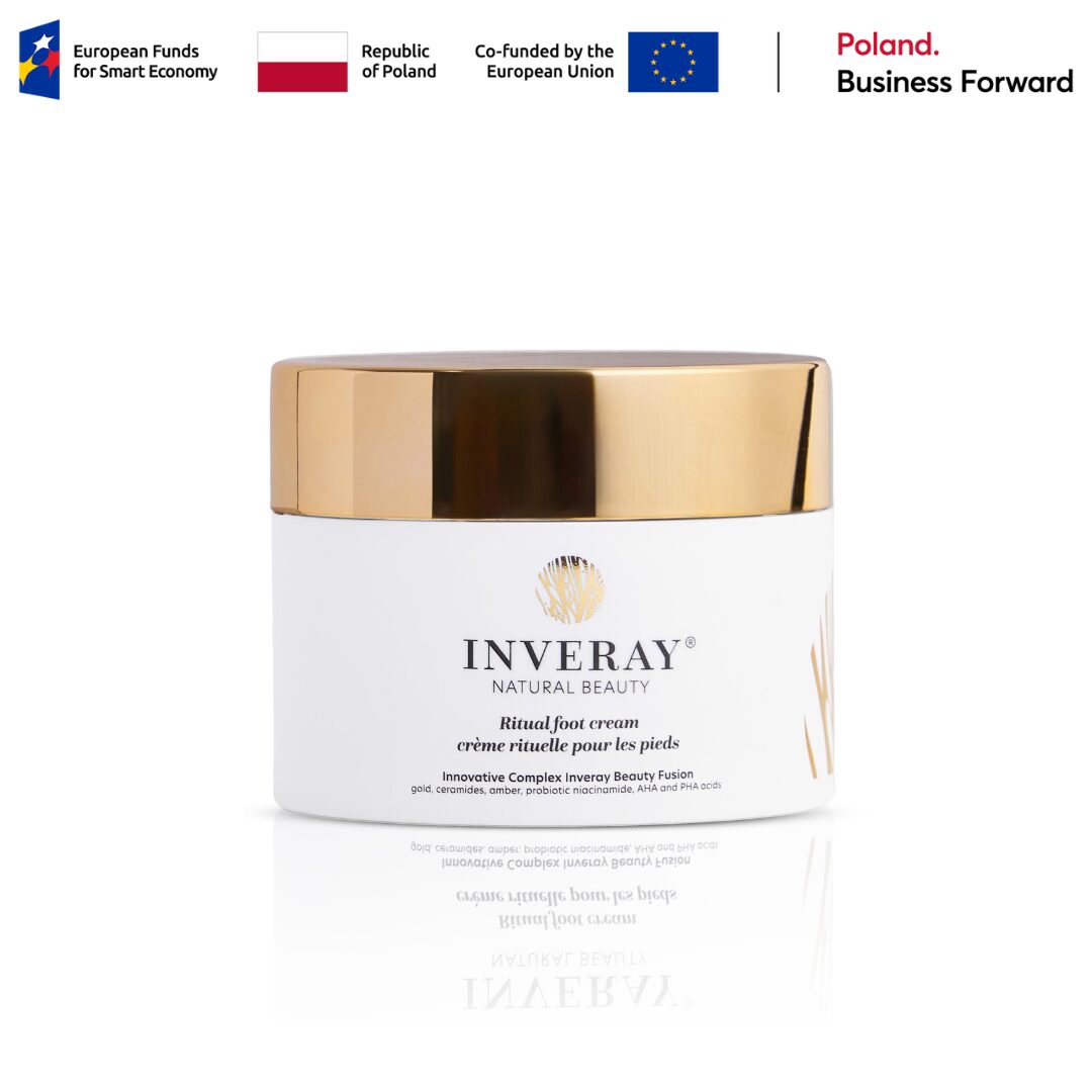 Ekskluzywny krem do stóp Inveray Ritual Foot Cream – luksusowa pielęgnacja i regeneracja skóry stóp.