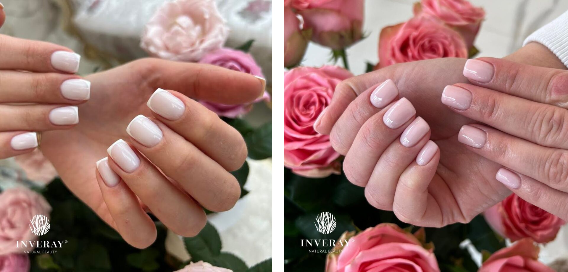 Najczęściej zadawane pytania 1. Czy clean girl nails muszą być różowe? Nie. Możesz wybrać mleczną biel, nude, beż, kremowy kolor lub transparentny odcień. Liczy się przede wszystkim naturalny efekt. 2. Czy clean girl nails pasują do krótkich paznokci? Tak. Clean girl nails short świetnie wyglądają na krótkiej płytce. Mleczny róż, nude i półtransparentne bazy dodatkowo podkreślają jej naturalny wygląd. 3. Jaki kształt najlepiej pasuje do clean girl nails? Najczęściej wybiera się owal, migdał oraz soft square. Ostatecznie jednak kształt warto dopasować do naturalnej płytki i długości paznokci. 4. Jakie lakiery wybrać do clean girl nails? Najlepiej sprawdzą się delikatne róże, mleczne biele, nude, beże i półtransparentne odcienie. Dobrym rozwiązaniem są także mleczne bazy INVERAY, takie jak Base Coat Builder in a Bottle Milky White lub Natural Vibes WOOL, CASHMERE, VICARA, SISAL i LINEN to delikatne, mleczne, nude i neutralne odcienie idealne do subtelnych, naturalnych stylizacji. 5. Czy można zrobić clean girl nails bez lakieru hybrydowego? Tak. Możesz pozostawić naturalną płytkę lub zastosować klasyczny lakier. Jeśli wybierasz stylizację hybrydową, zadbaj przede wszystkim o prawidłowe przygotowanie paznokci. 6. Czy clean girl nails nadają się na specjalne okazje? Oczywiście. Ich subtelny charakter sprawia, że pasują zarówno do codziennych stylizacji, jak i eleganckich uroczystości.