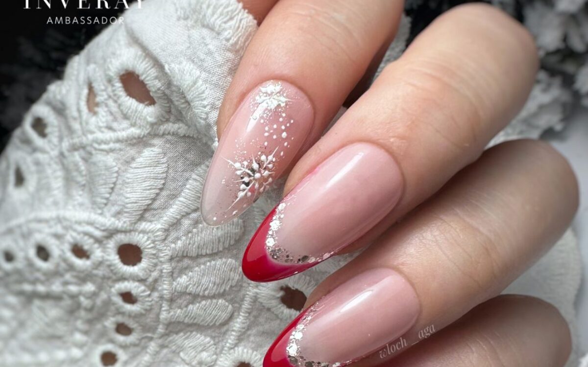 French manicure na jesień