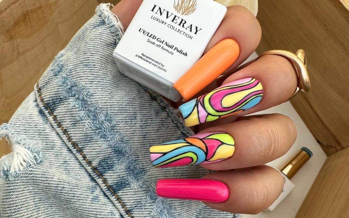 festiwalowe paznokcie lakier inveray