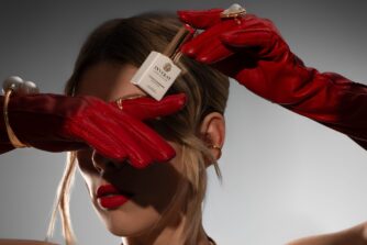 walentynkowe paznokcie hybrydowe w odcieniach czerwieni, różu i bordo