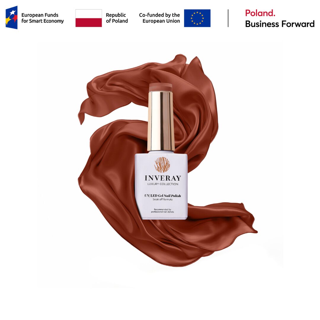 Lakier hybrydowy No. 254 - w odcieniu karmelowym - główny widok produktu