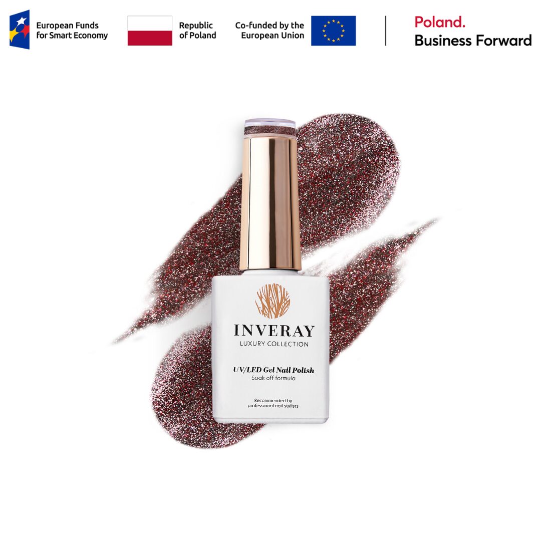 Lakier hybrydowy Inveray No. 274 – w odcieniu jasnoróżowym – główny widok produktu