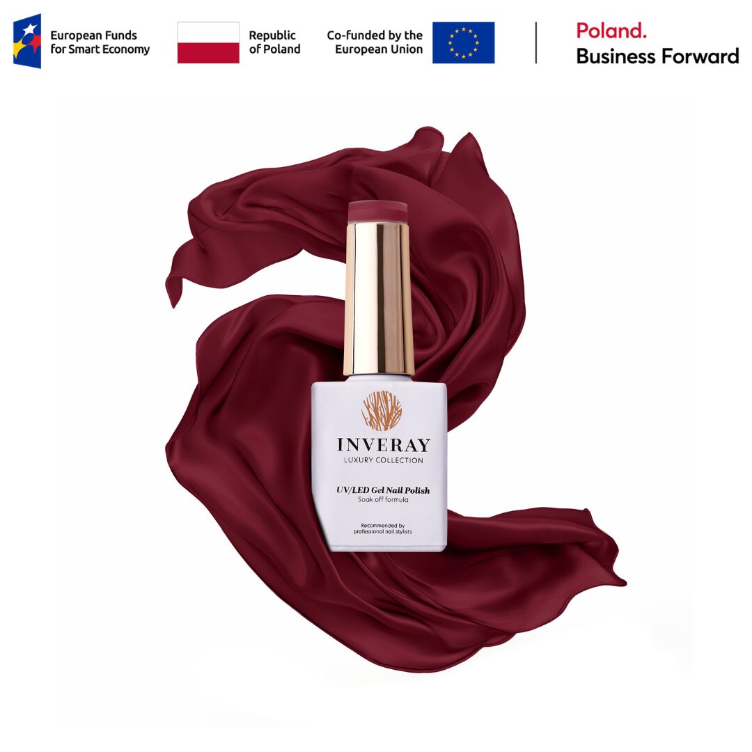 Lakier hybrydowy No 286 – w odcieniu wiśniowym – główny widok produktu