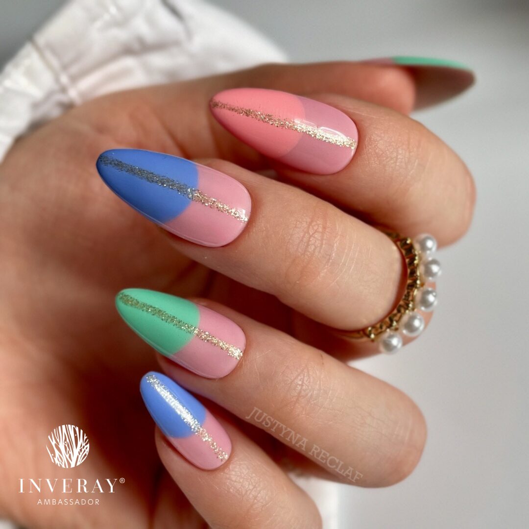 Lakier hybrydowy Inveray Justyna Reclaf Nails, kolor 128 LAVENDER SKY – pastelowy lawendowy