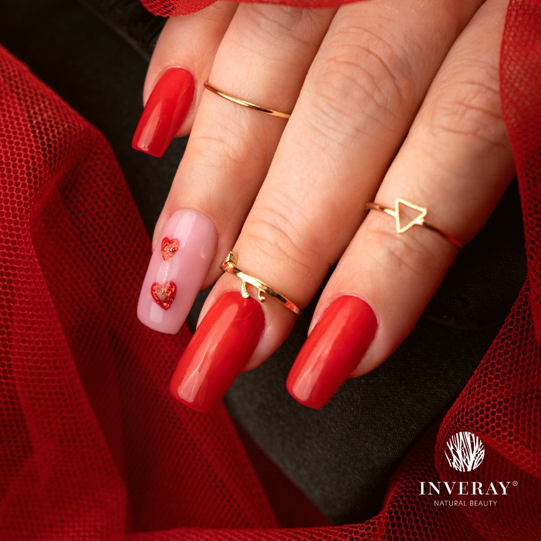 Lakier hybrydowy No 035 – w odcieniu czerwonym eleganckim (DESIRE) – główny widok produktu