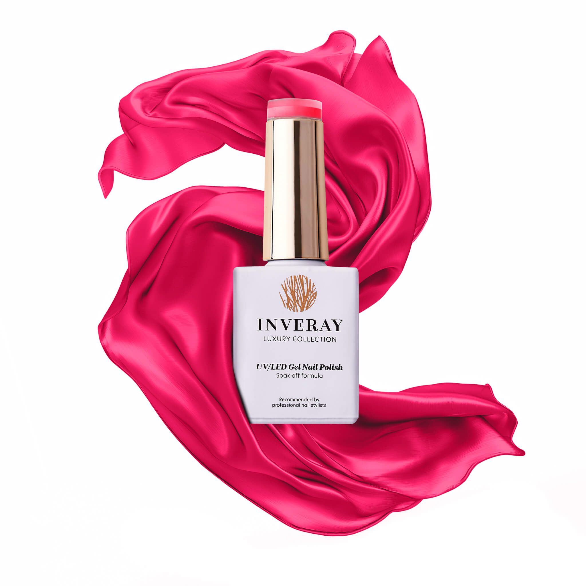 Lakier hybrydowy No. 028 - w odcieniu fuksjowy róż - główny widok produktu