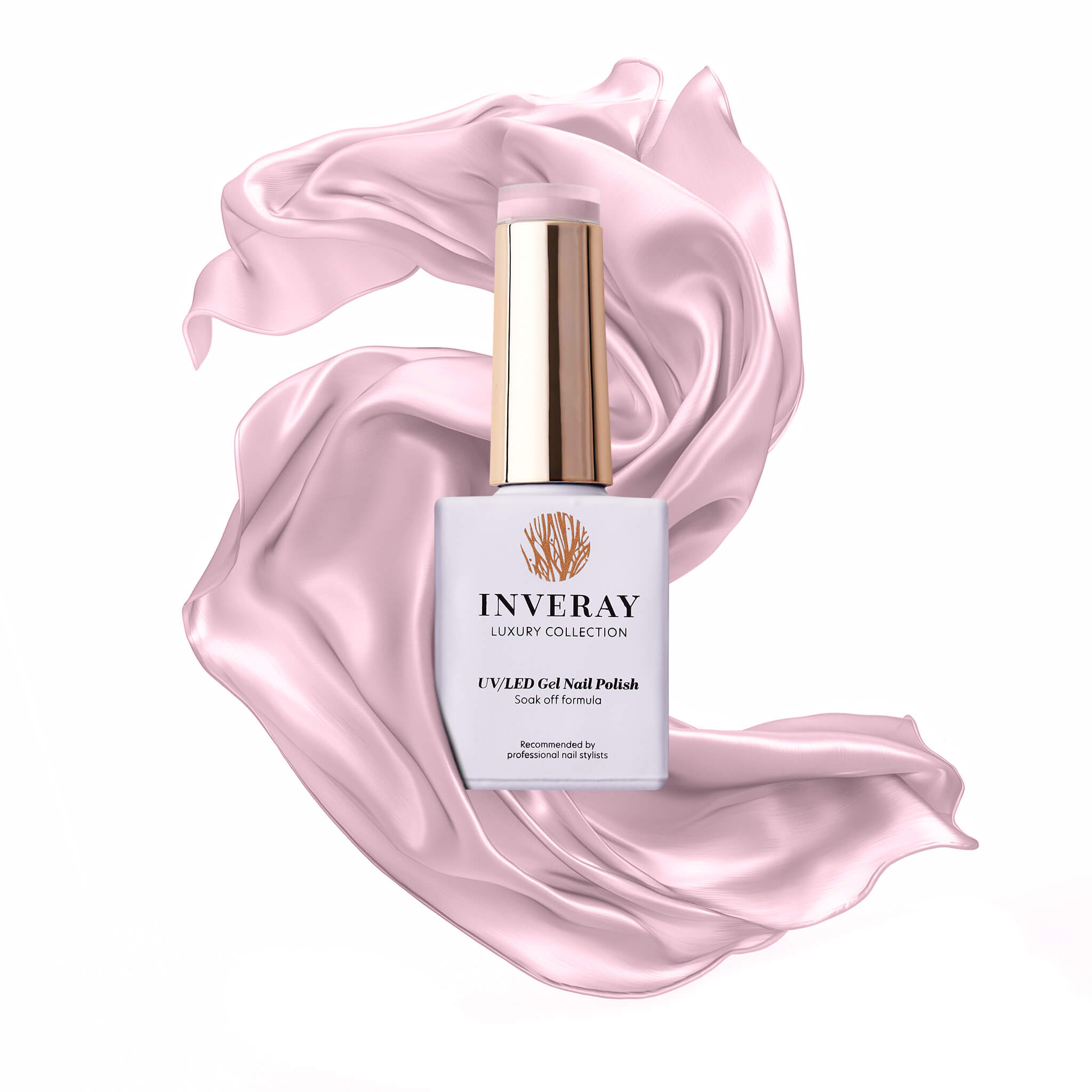 Lakier hybrydowy No. 046 - w odcieniu pudrowy róż - główny widok produktu