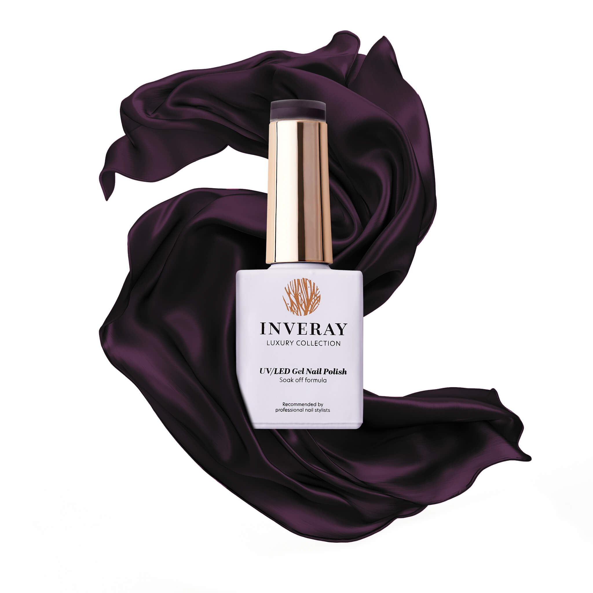 Lakier hybrydowy No. 108 - w odcieniu ciemnofioletowym - główny widok produktu