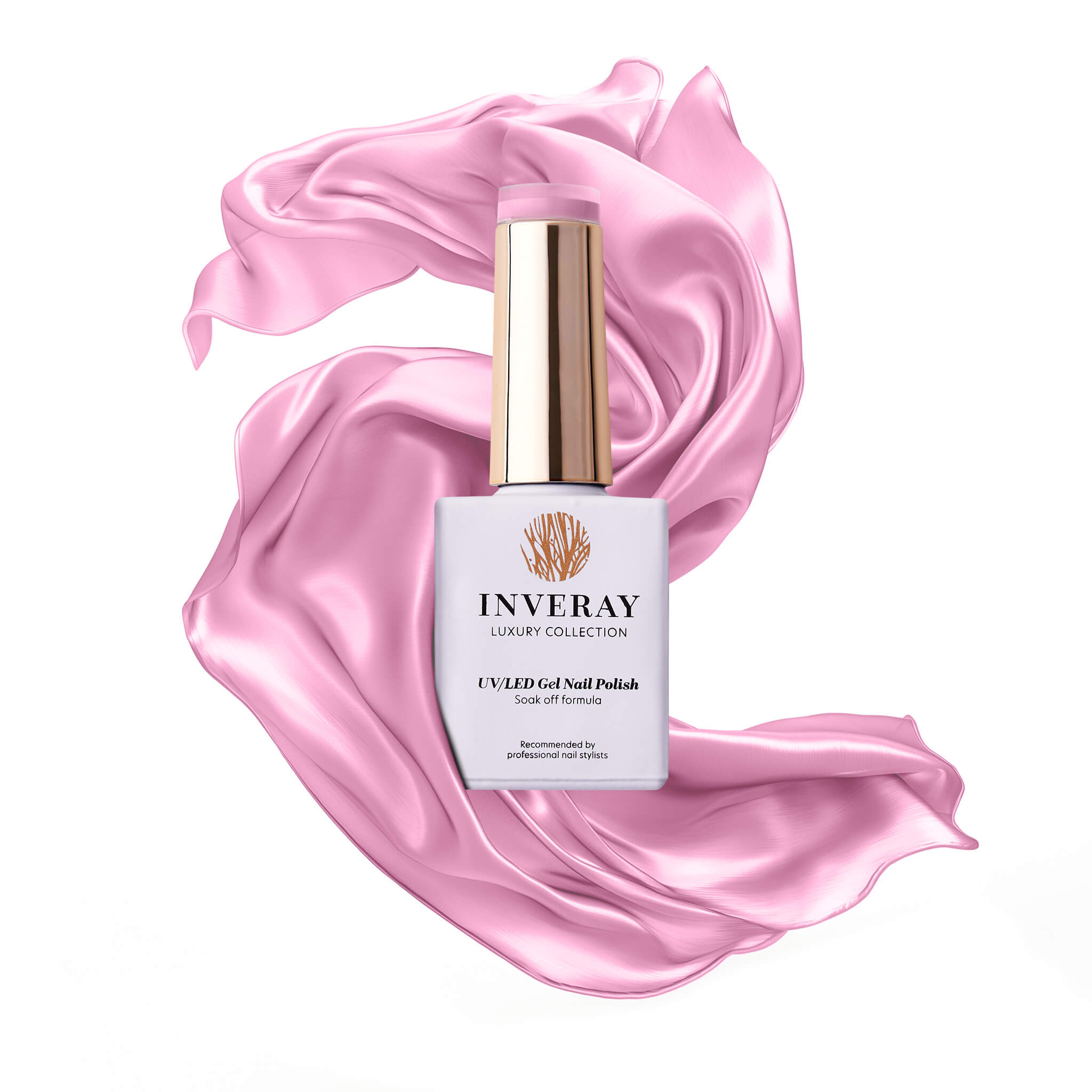 Lakier hybrydowy No. 124 - w odcieniu różowy pastelowy - główny widok produktu