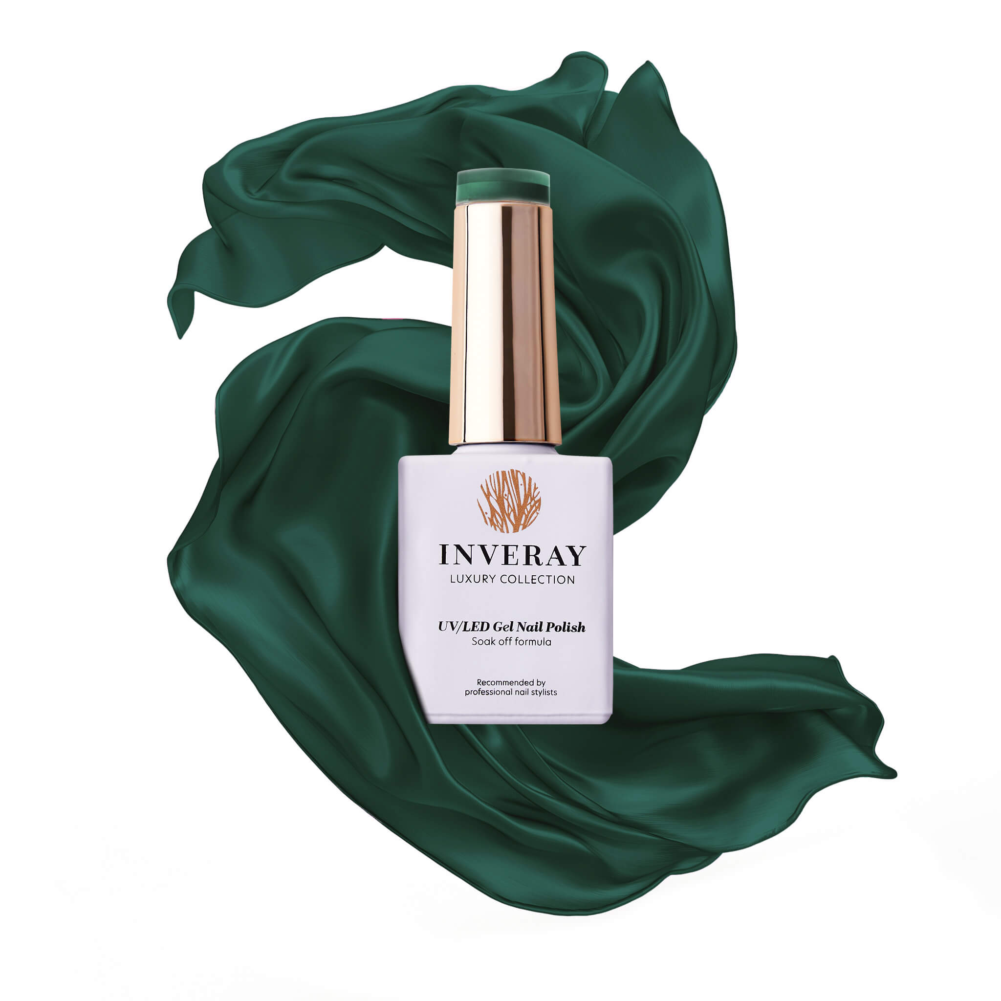 Lakier hybrydowy No. 153 - w odcieniu ciemnozielonym - główny widok produktu