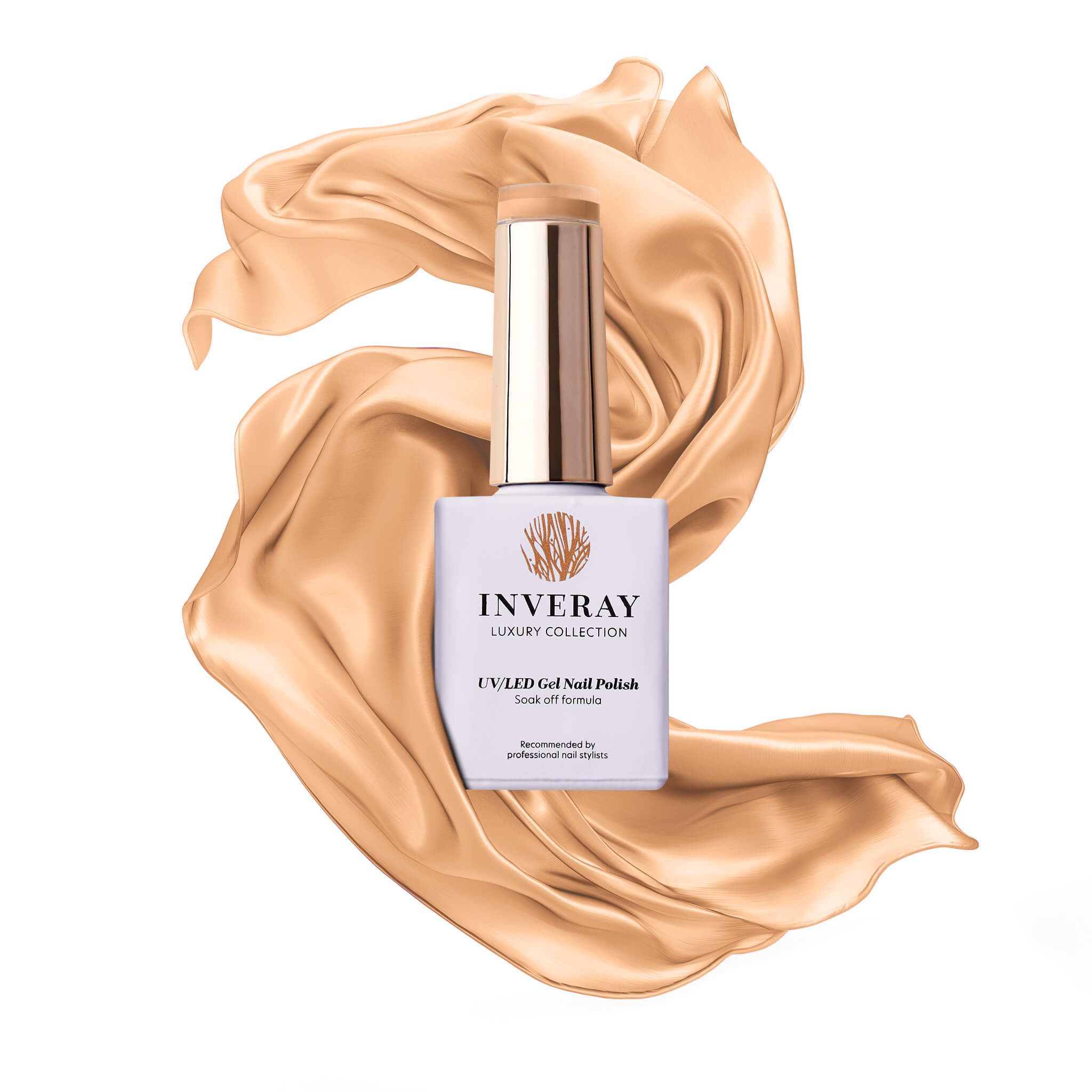 Lakier hybrydowy No. 206 - w odcieniu rozbielony mandarynkowy - główny widok produktu