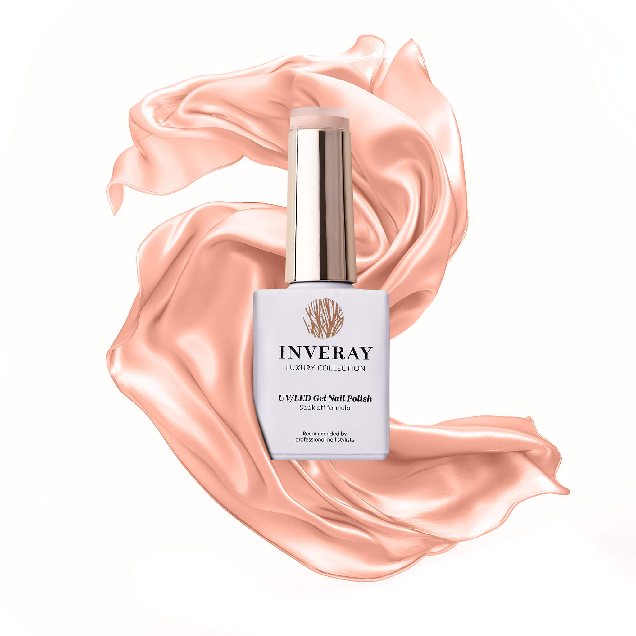 Lakier hybrydowy No. 214 - w odcieniu brzoskwiniowym - główny widok produktu