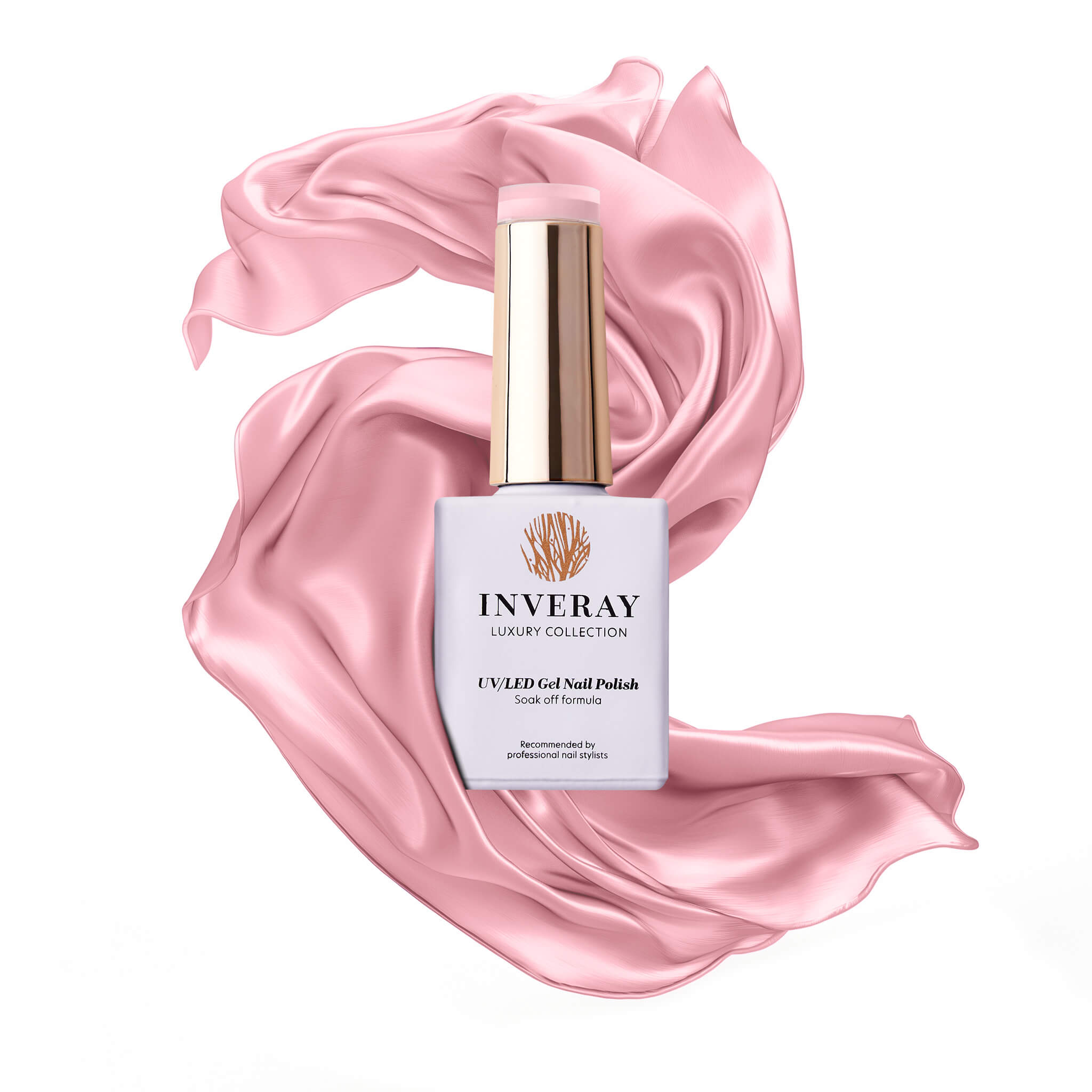 Lakier hybrydowy No. 240 - w odcieniu różowego brzoskwiniowego - główny widok produktu