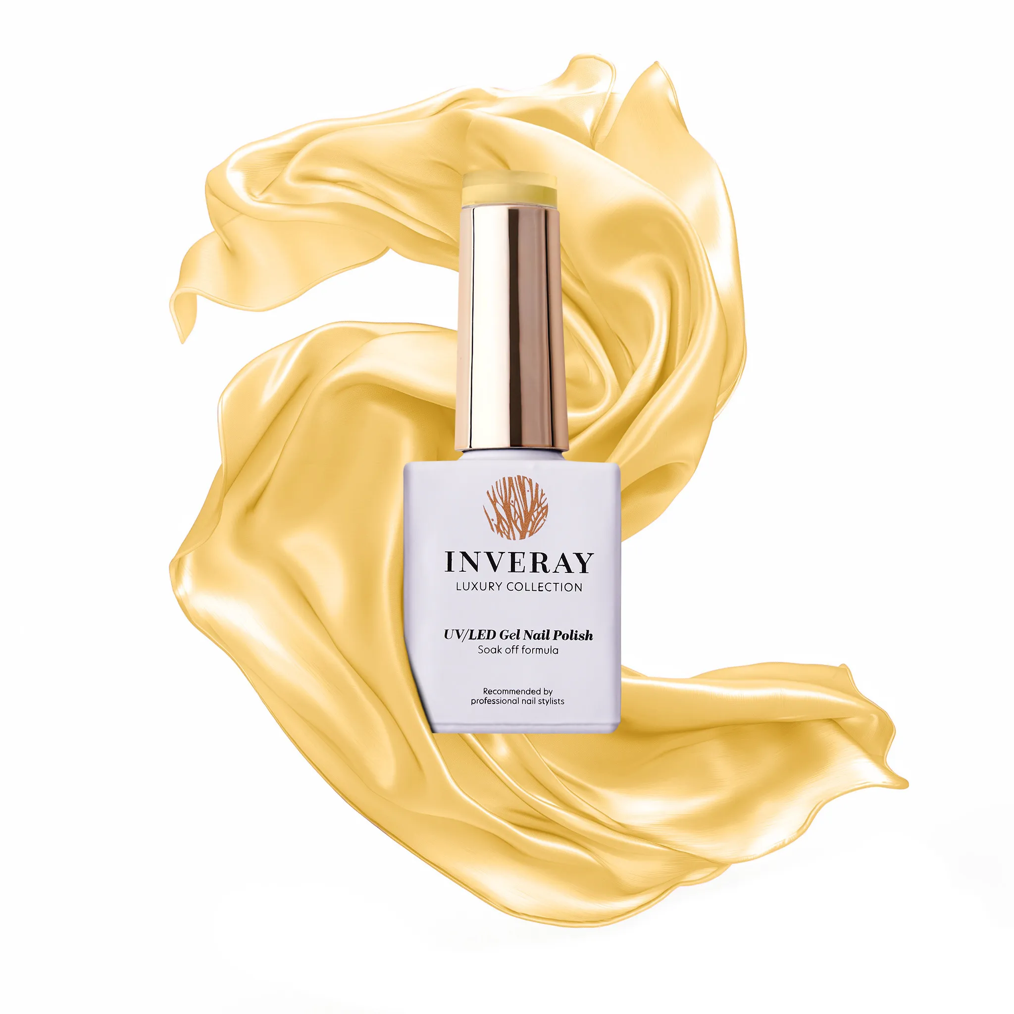 Lakier hybrydowy No. 255 - w odcieniu słonecznym żółtym - główny widok produktu