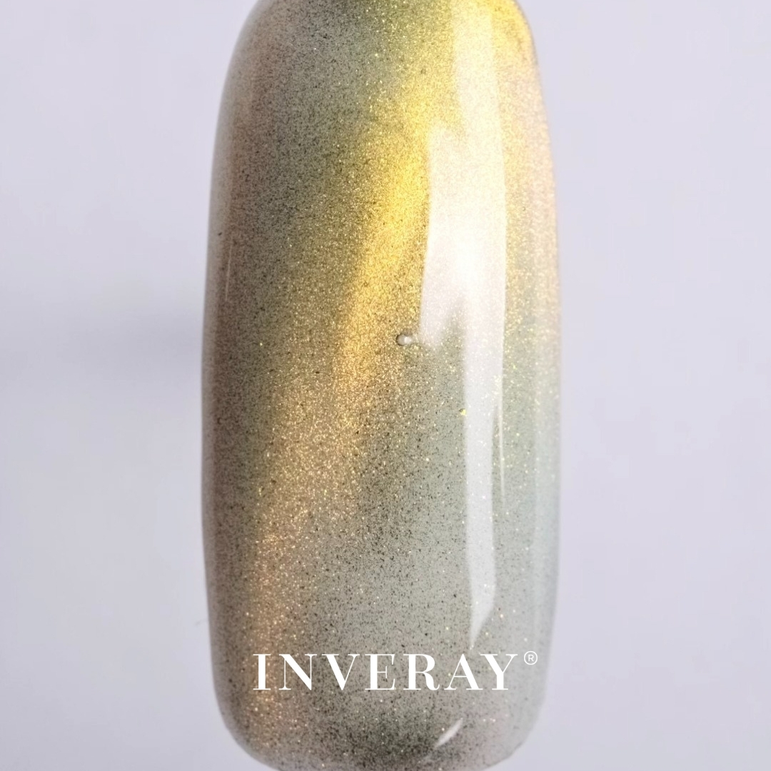 Lakier hybrydowy Inveray · Cat Eye · złocisto-zielony no. 269 · SOLAR BEAM - obrazek 4
