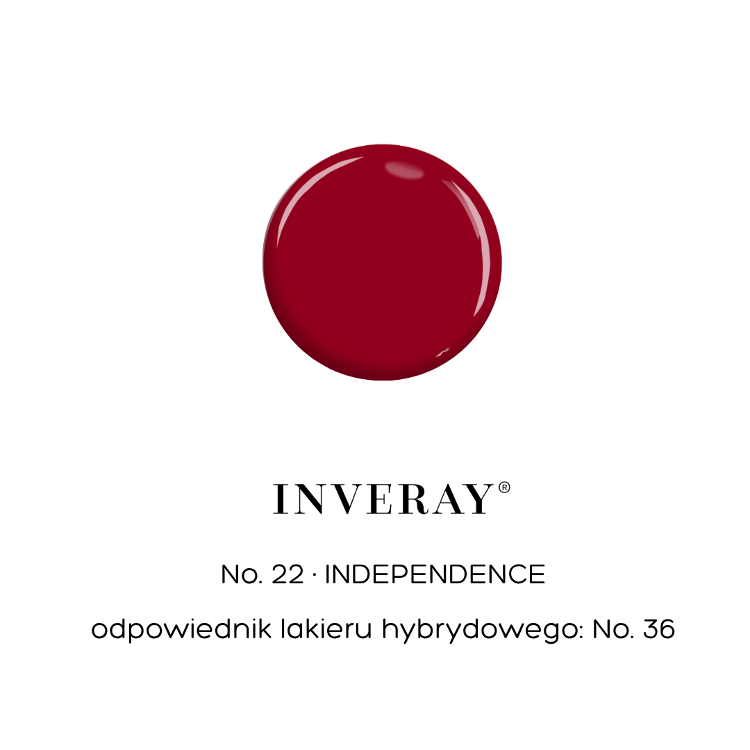 lakier-klasyczny-inveray-22-independence-kolor Lakier klasyczny Inveray No. 22 INDEPENDENCE – rubinowy odcień czerwieni
