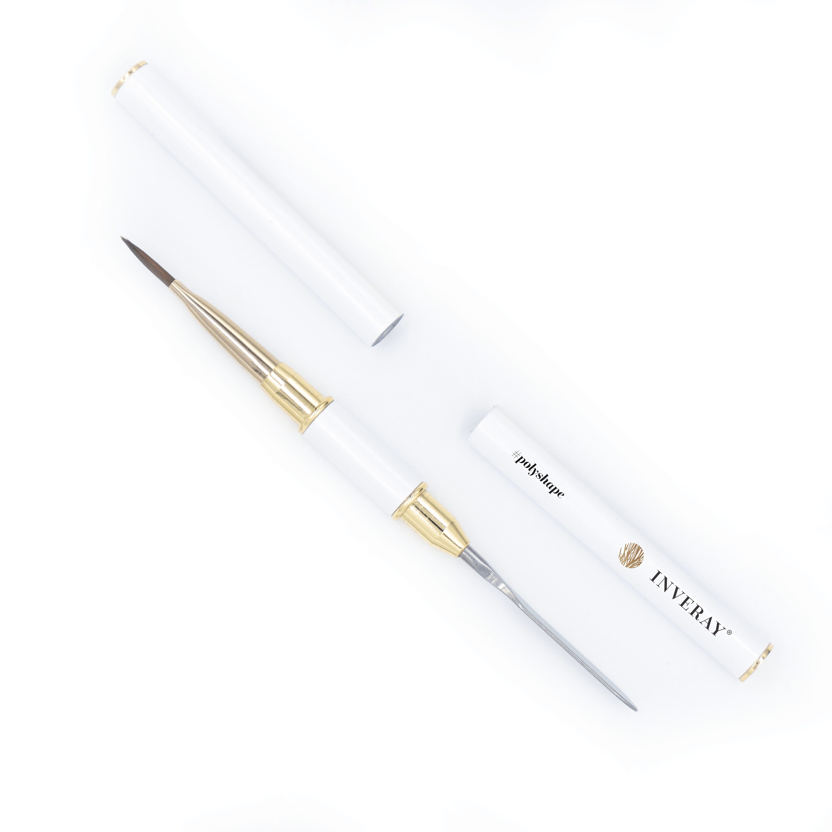 Pędzel polyshape Dual Brush Luxury Collection do akrylożelu - główny widok produktu