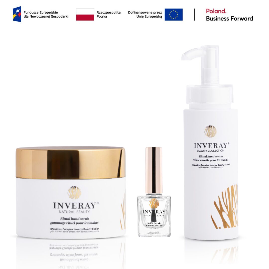 Zestaw Pielęgnacyjny do SPA Manicure Inveray - Krem, Peeling do Rąk i Oliwka