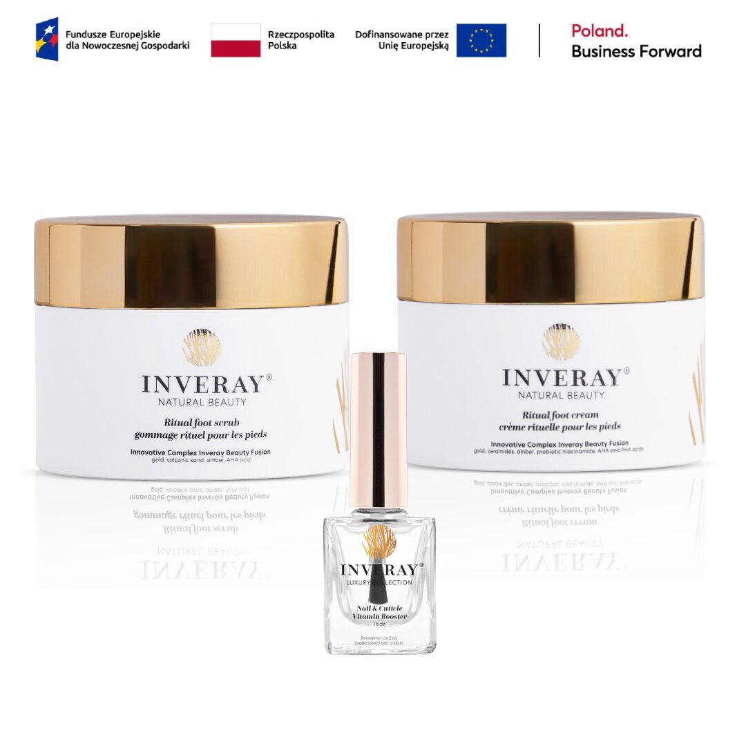 Zestaw Pielęgnacyjny do SPA Pedicure Inveray - Krem, Peeling do Stóp i Oliwka
