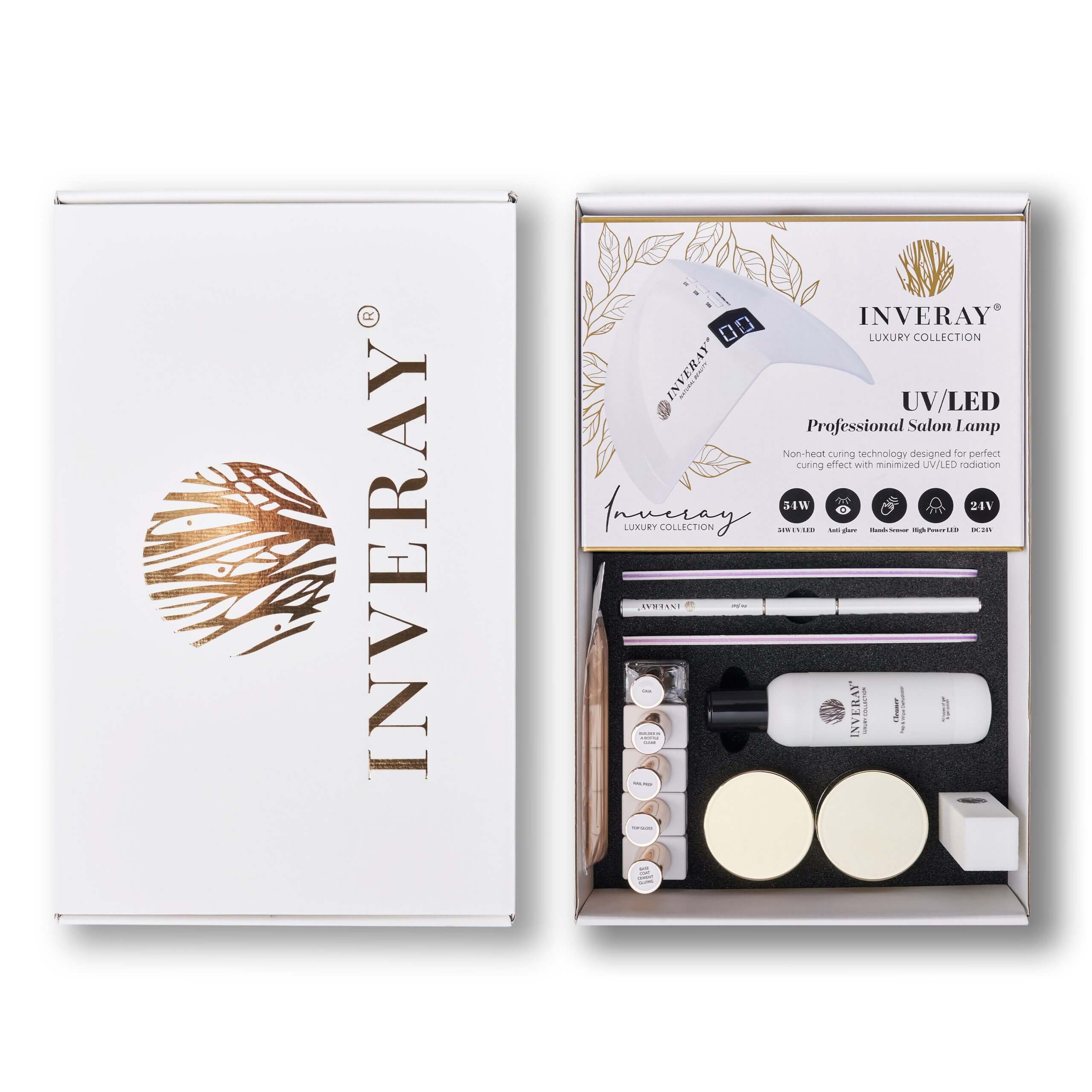 Zestaw startowy - manicure żelowy Inveray - główny widok produktu